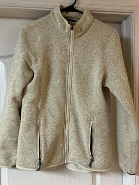 LL Bean Sweater Jacket Womens Small Used